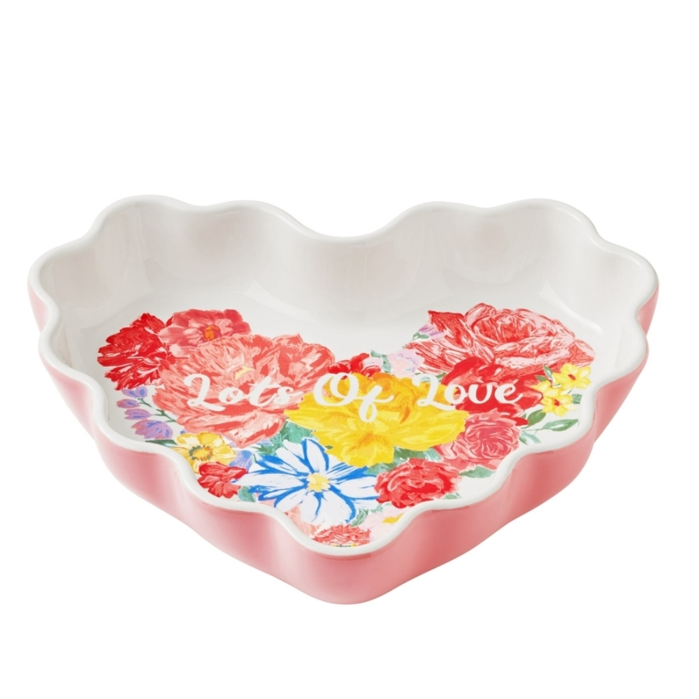 Sold out ❤️ New Pioneer Woman Heart Shaped Ceramic Baking Dish - Picture 8 of 8